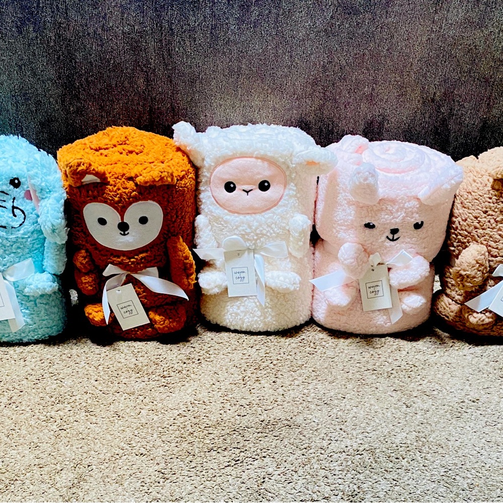 Plush Animal Blanket